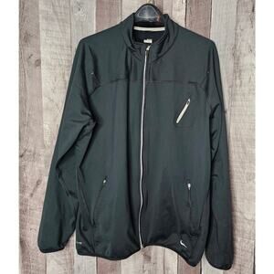 NIKE FitDry Black Jacket Coat Full Zip GIFT Men's size XL